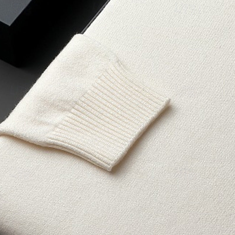Aldren | Men's Mock Neck Knit Sweater