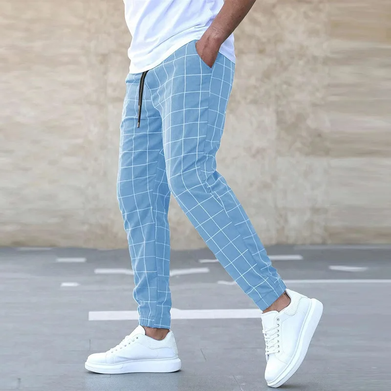 Caedon | Men's Plaid Tapered Jogger Pants