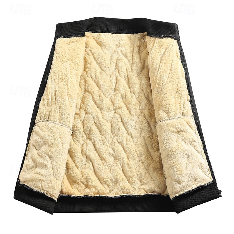 Caldren | Men's Quilted Bomber Jacket for Winter