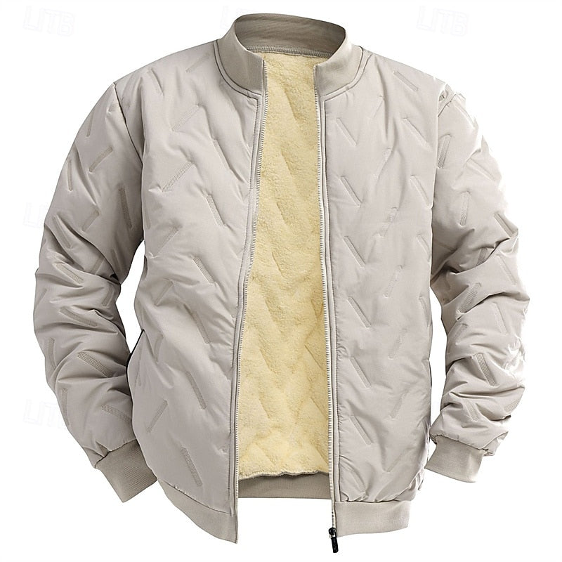 Caldren | Men's Quilted Bomber Jacket for Winter