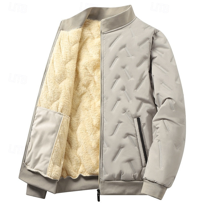 Caldren | Men's Quilted Bomber Jacket for Winter