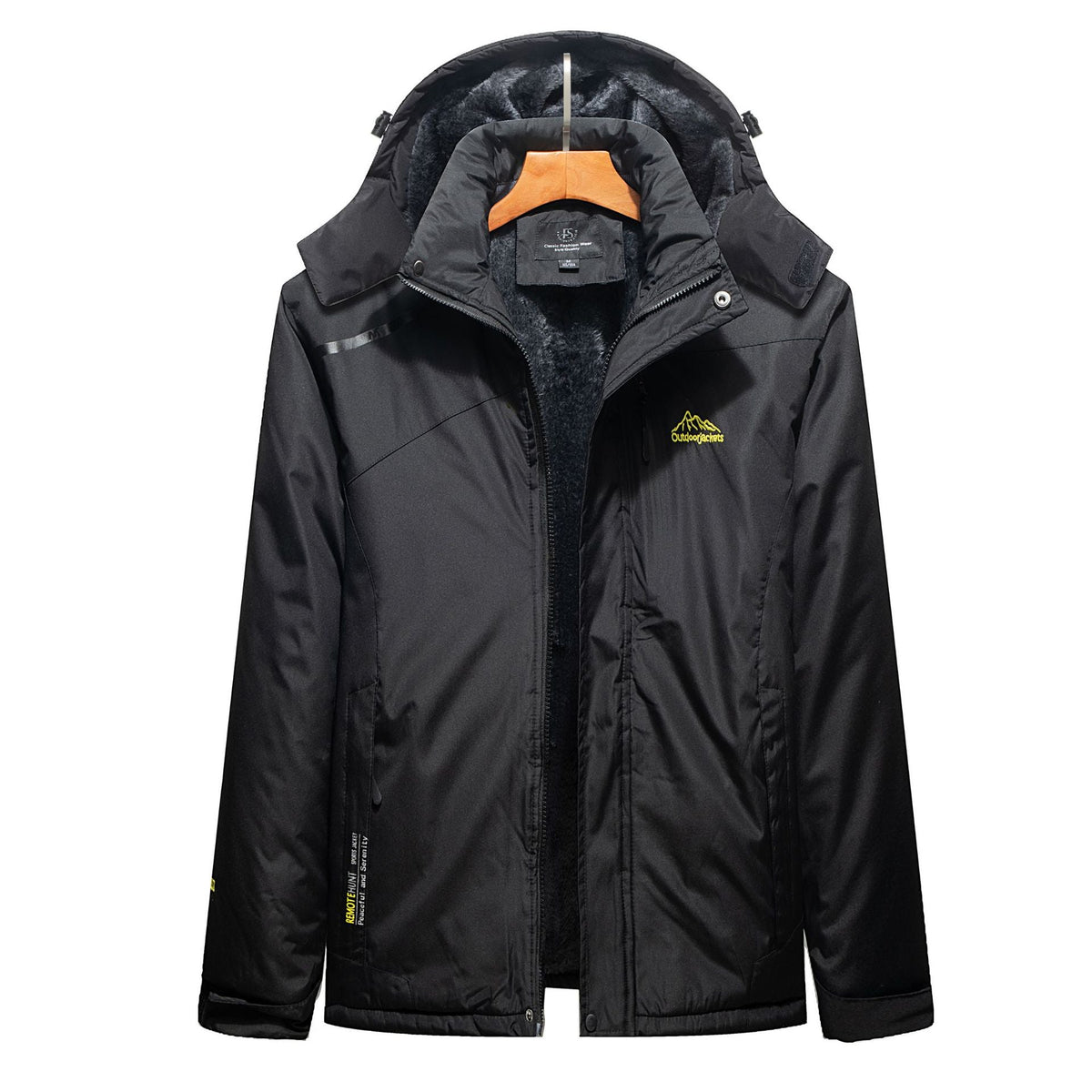Cassian | Men's Fleece-Lined Winter Hooded Jacket