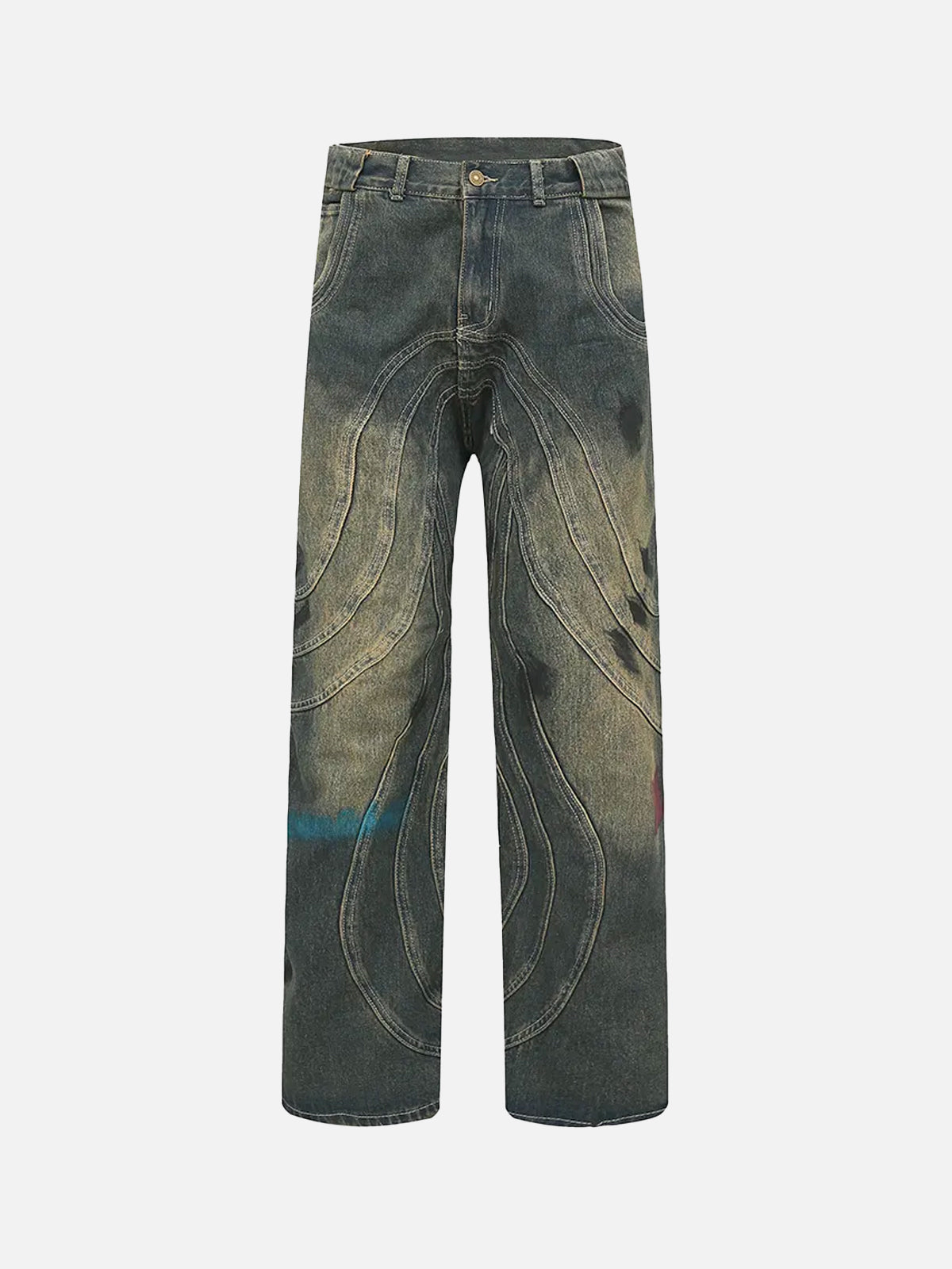 Colvran | Men's Baggy Jeans Vintage Wide Leg Denim