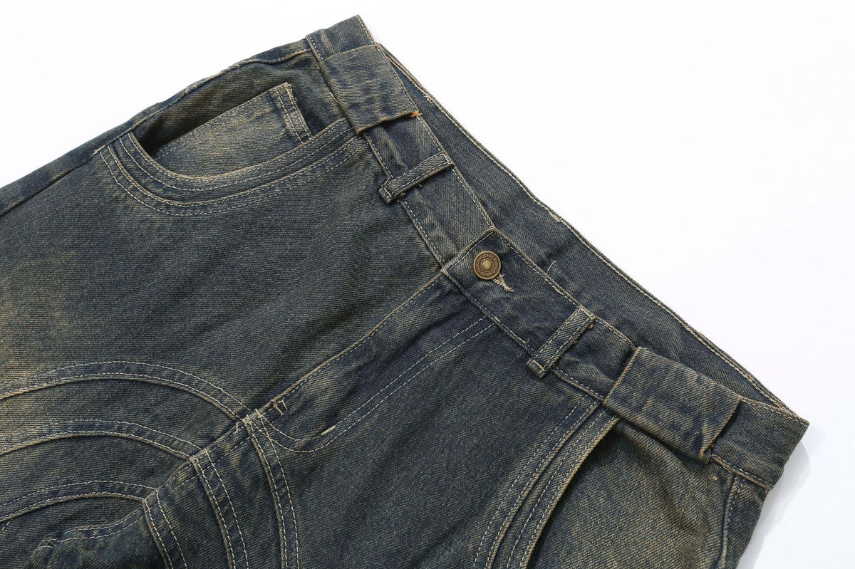 Colvran | Men's Baggy Jeans Vintage Wide Leg Denim