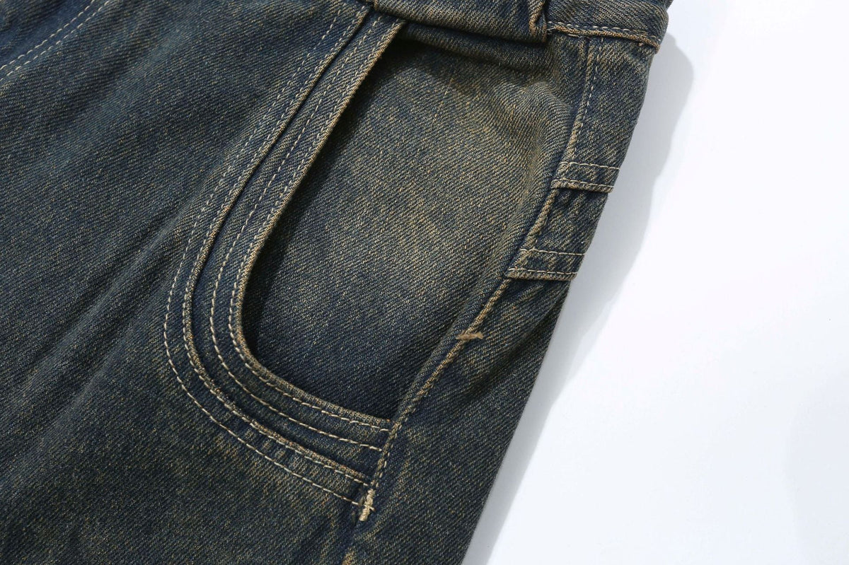 Colvran | Men's Baggy Jeans Vintage Wide Leg Denim