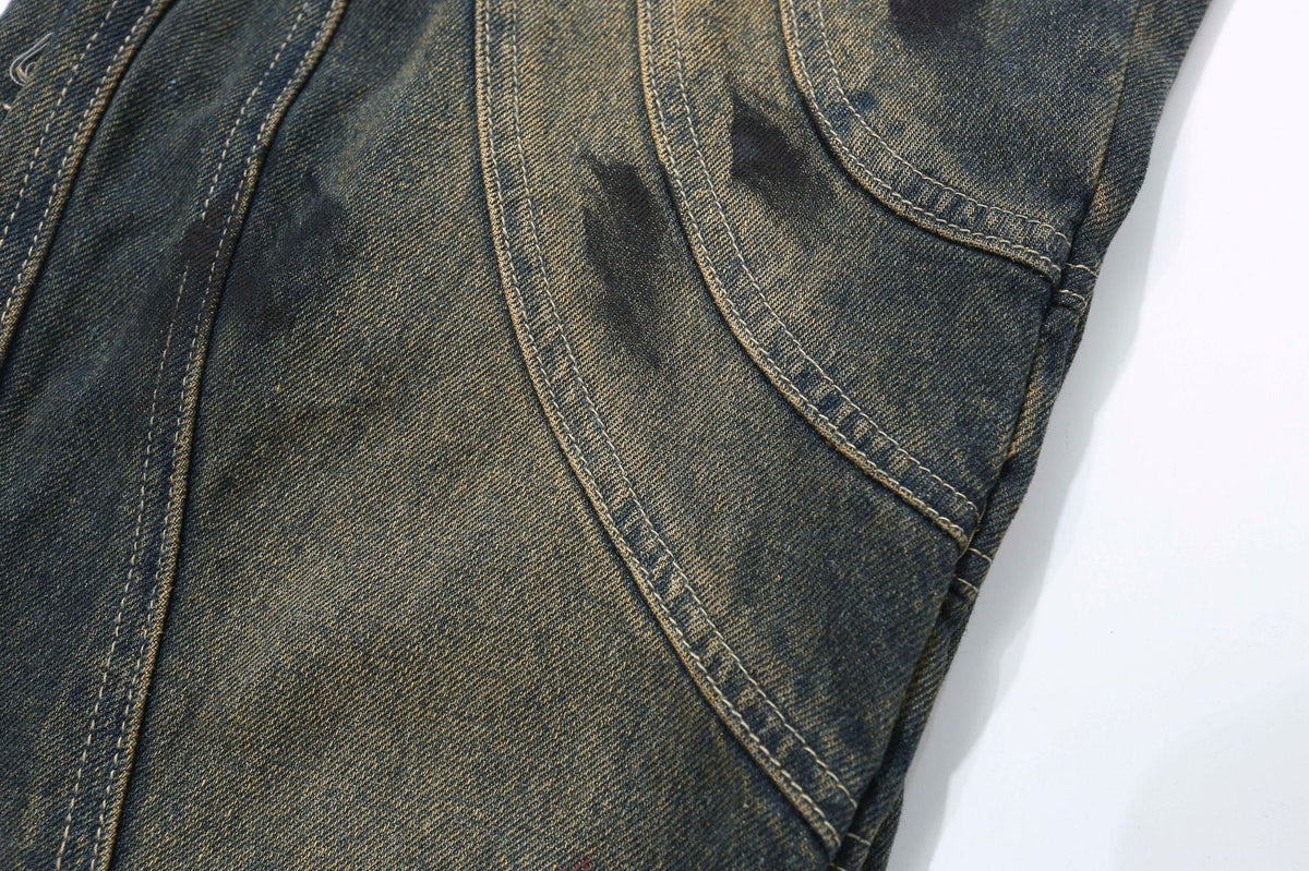 Colvran | Men's Baggy Jeans Vintage Wide Leg Denim