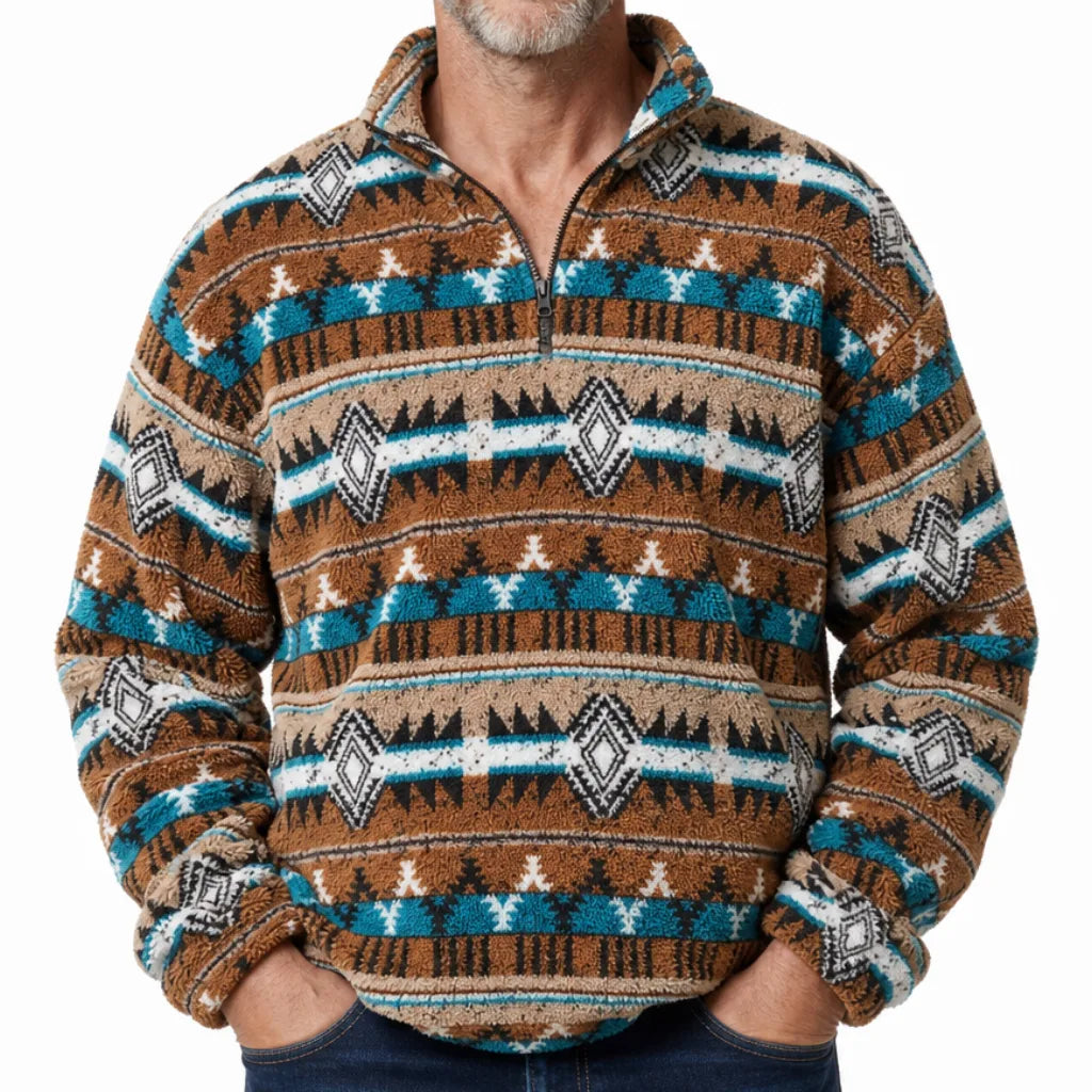Cormack | Men's Knit Sweater Quarter-Zip Pullover