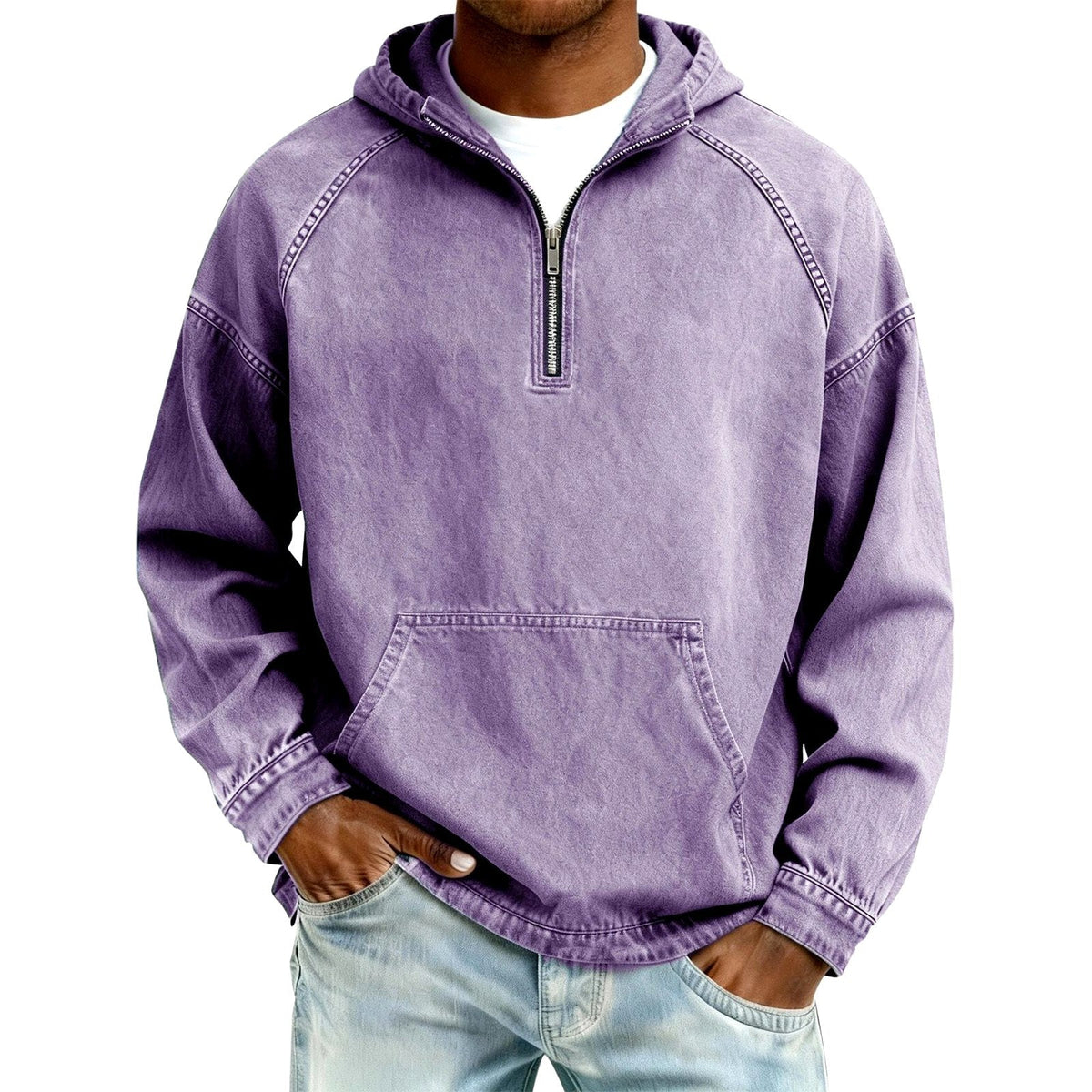 Corvane | Men's Half-Zip Hoodie Pullover Sweatshirt
