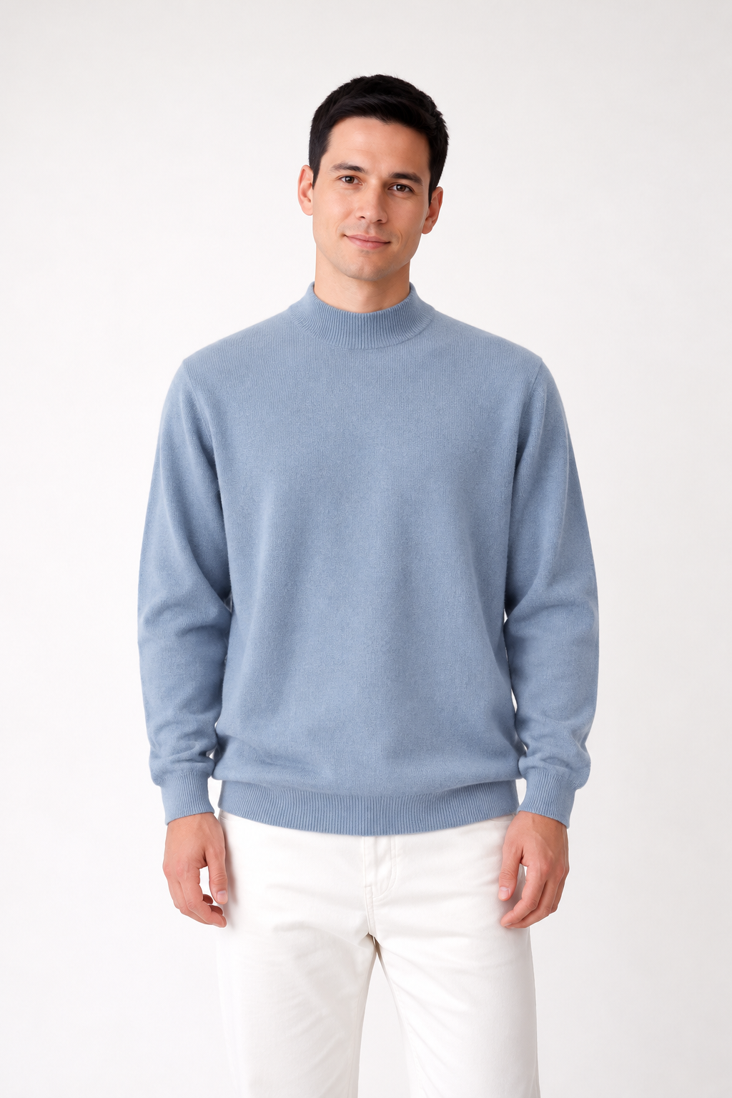 Corven | Men's Mock Neck Knit Sweater
