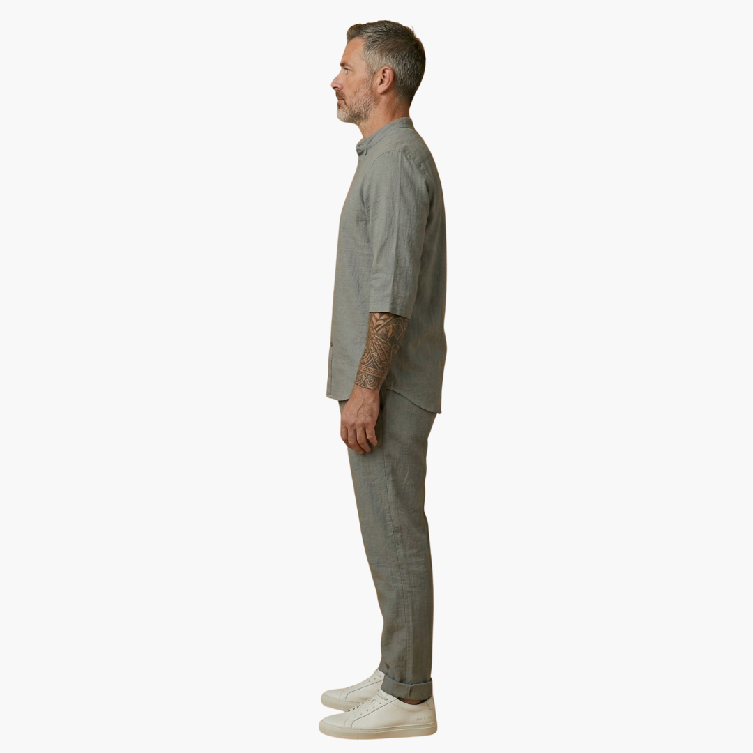 Fabian | Men's Two Piece Shirt and Pants Set