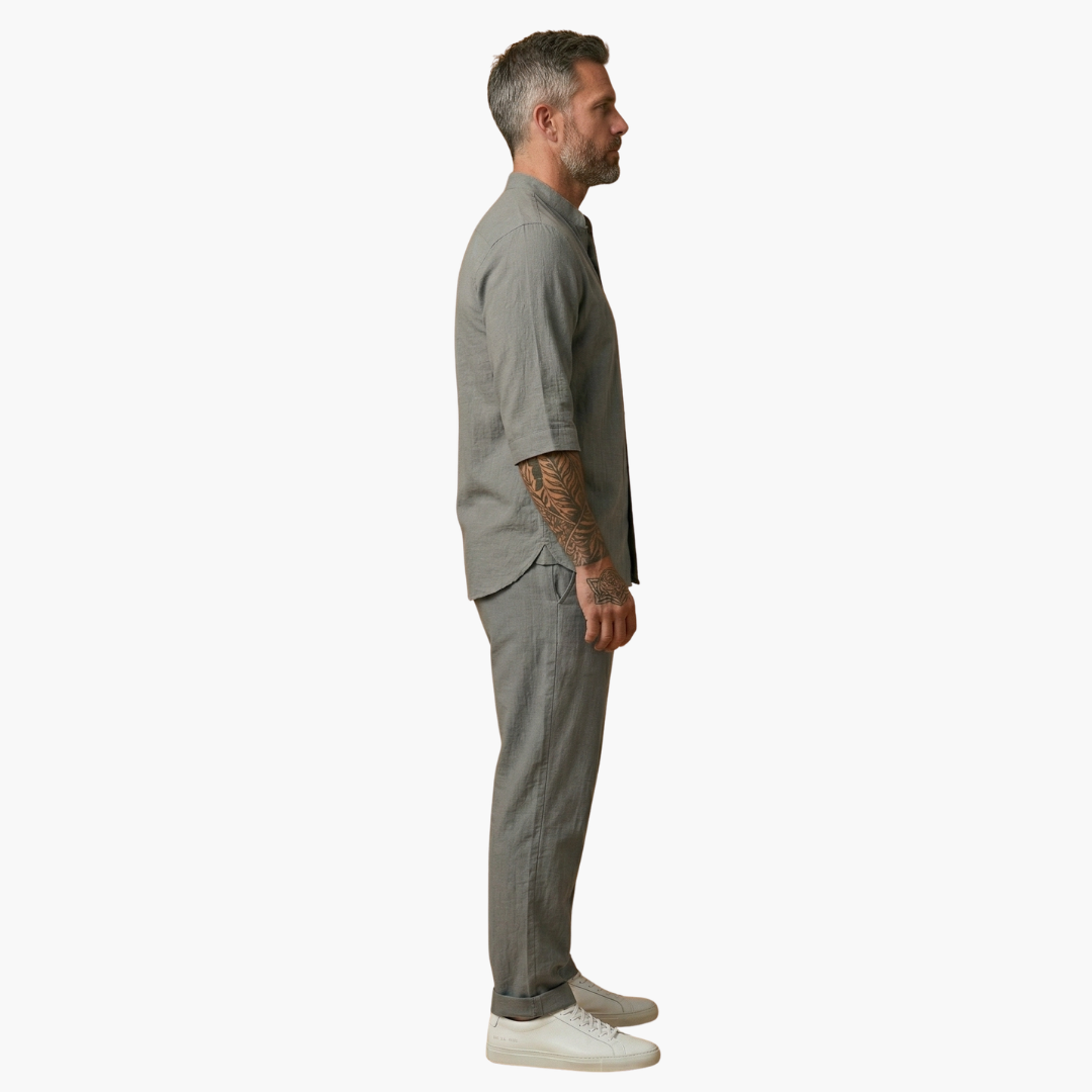 Fabian | Men's Two Piece Shirt and Pants Set