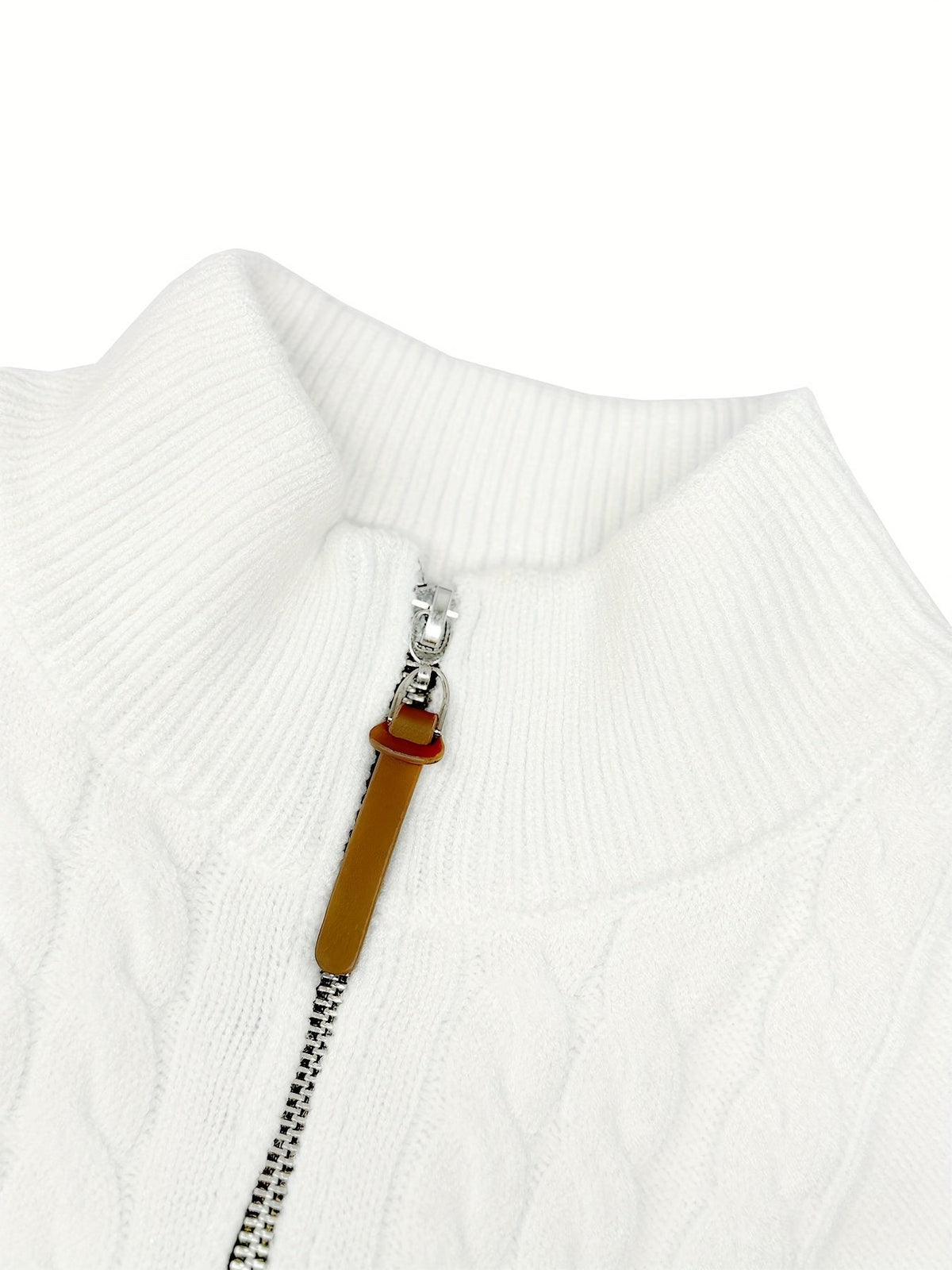 Halvorn | Men's Cable Knit Half-Zip Sweater