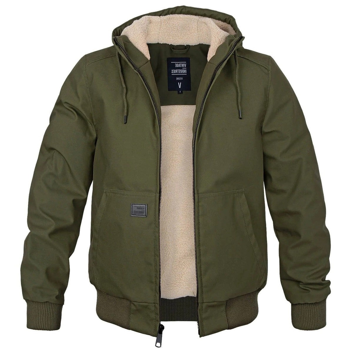 Halvorn | Men's Hooded Sherpa-Lined Winter Jacket