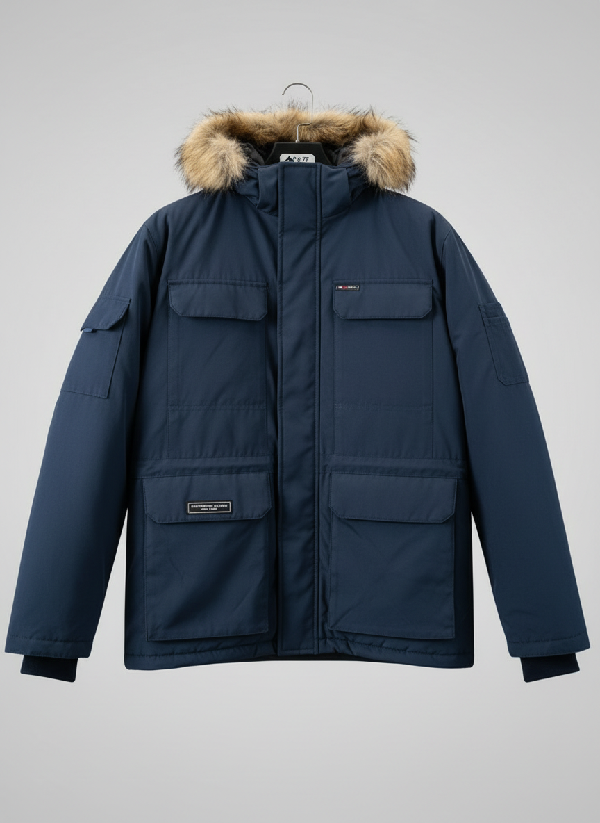 Dravoss | Men's Winter Puffer Jacket Hooded Parka