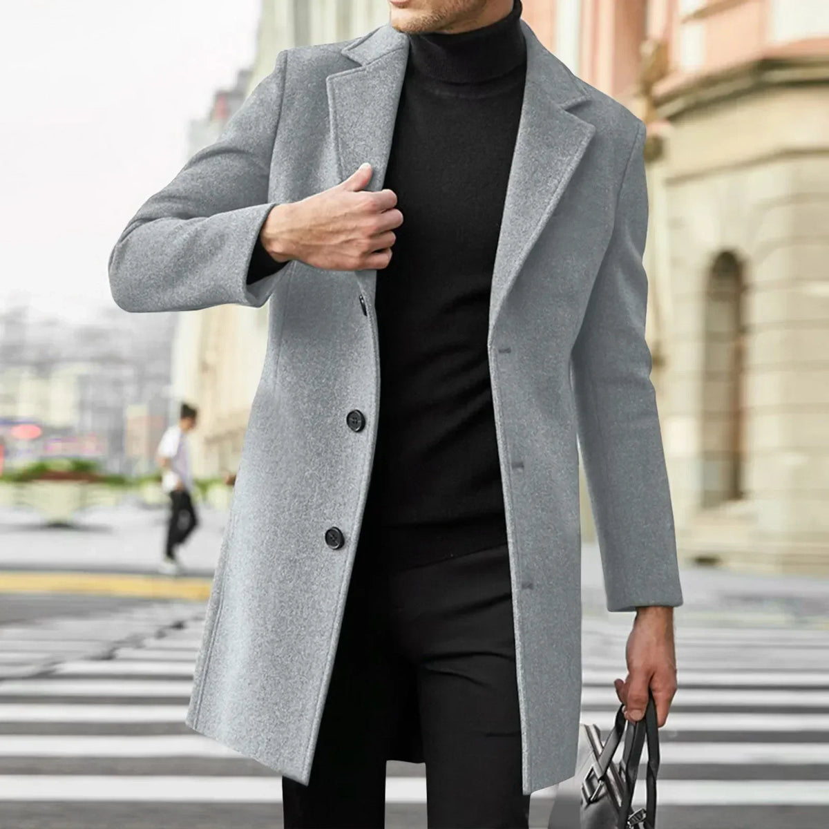 Aldenvoss | Men's Winter Coat Slim Fit Overcoat