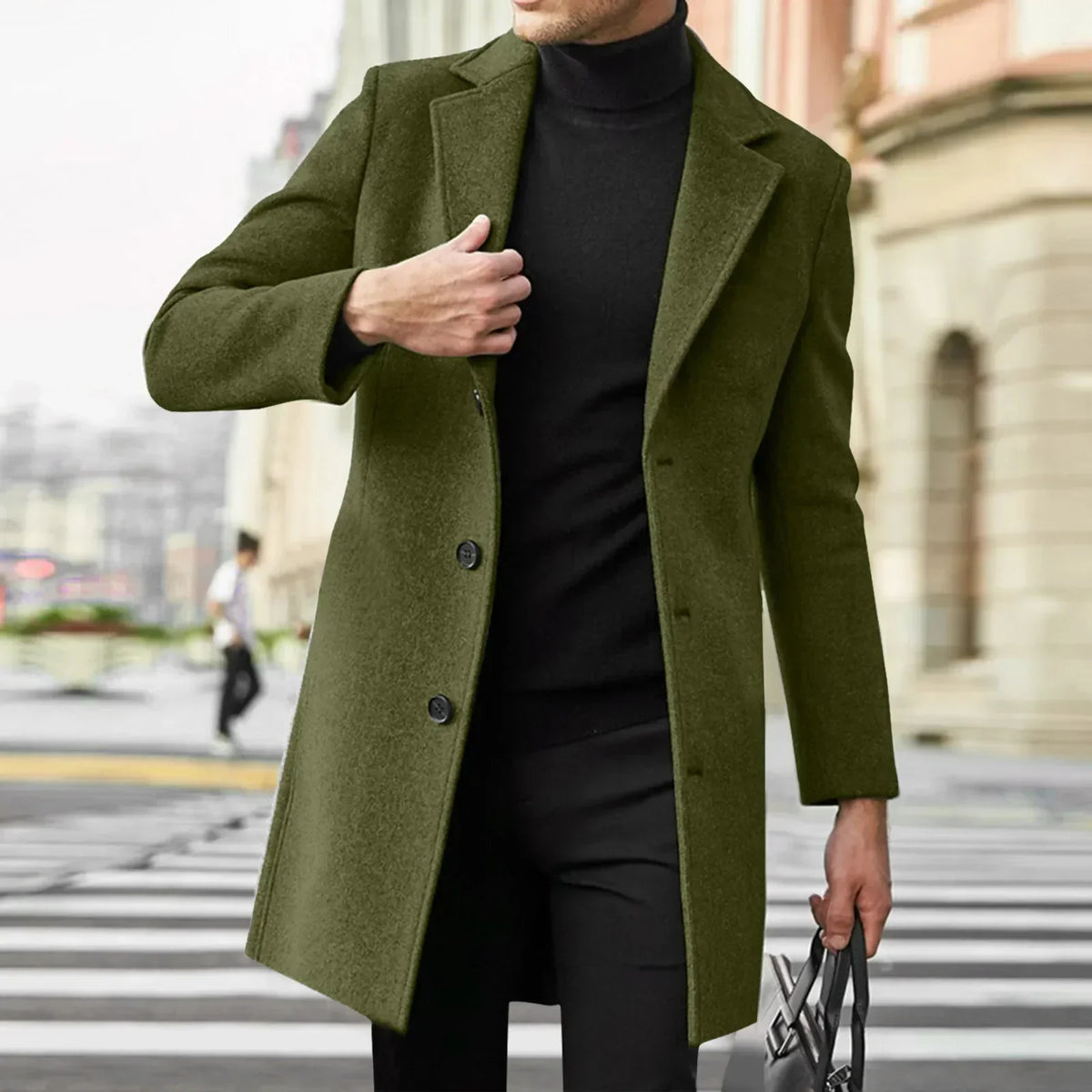 Aldenvoss | Men's Winter Coat Slim Fit Overcoat