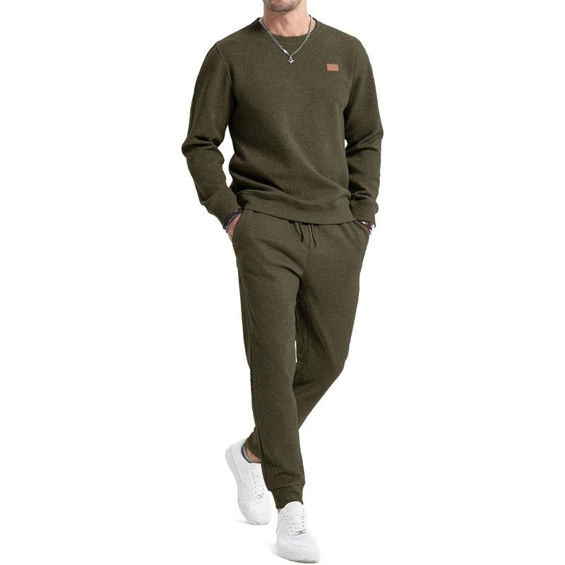 Rego | Men's 2 Piece Crew Neck Tracksuit Set