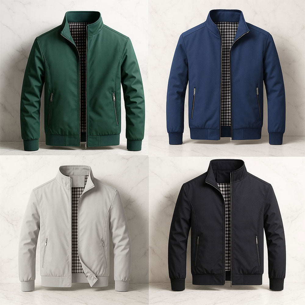 Renwick | Men's Winter Coat Zip-Up Bomber Jacket