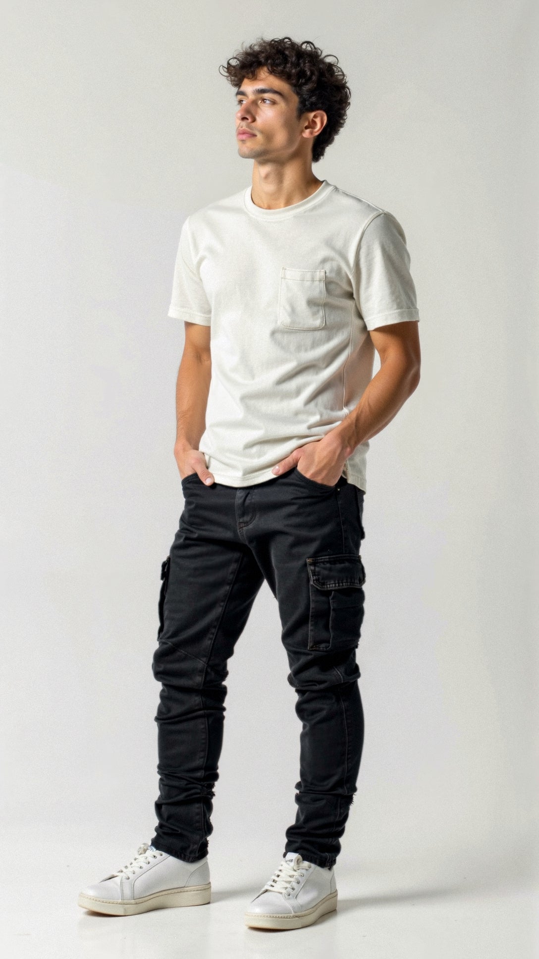 Rocco | Men's Slim Fit Stacked Cargo Jeans
