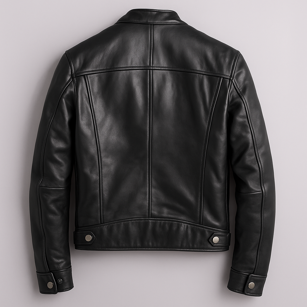 Theron | Men's Leather Biker Jacket