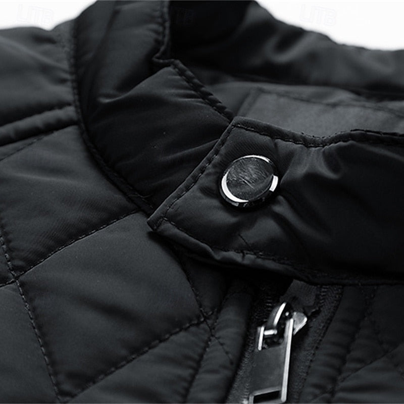Thornvale | Men's Quilted Stand Collar Winter Jacket