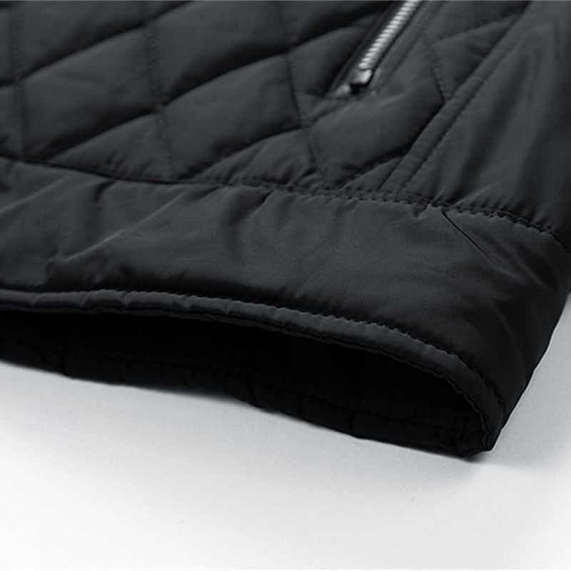 Thornvale | Men's Quilted Stand Collar Winter Jacket