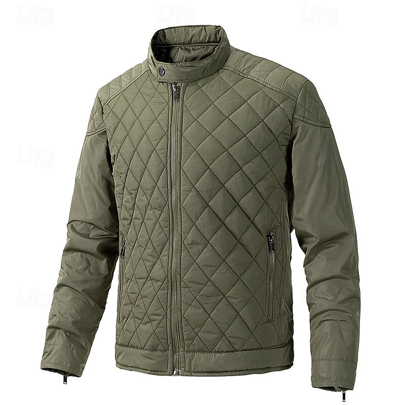 Thornvale | Men's Quilted Stand Collar Winter Jacket