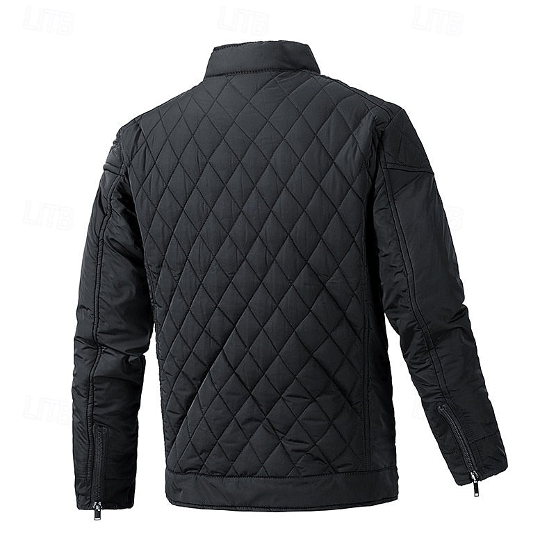 Thornvale | Men's Quilted Stand Collar Winter Jacket