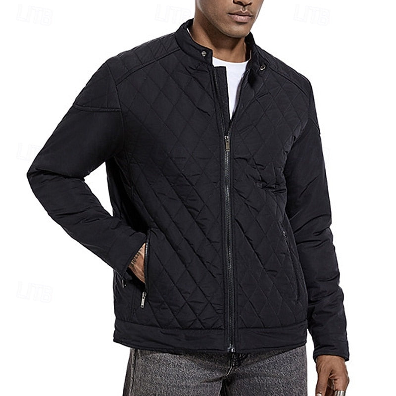Thornvale | Men's Quilted Stand Collar Winter Jacket