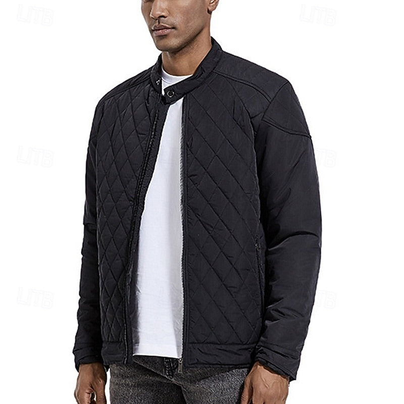 Thornvale | Men's Quilted Stand Collar Winter Jacket