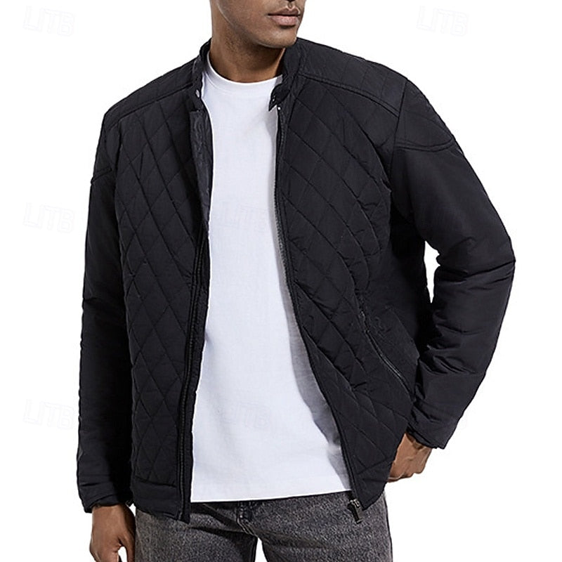Thornvale | Men's Quilted Stand Collar Winter Jacket