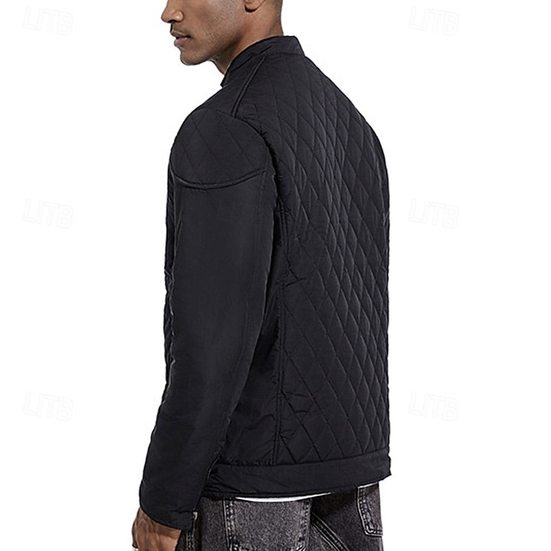 Thornvale | Men's Quilted Stand Collar Winter Jacket