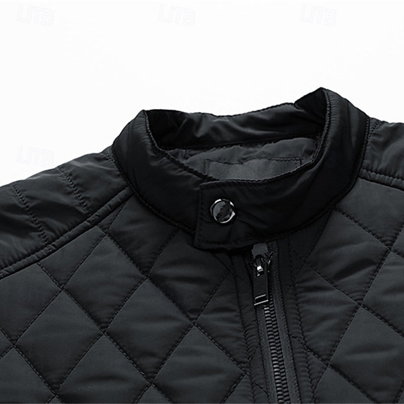 Thornvale | Men's Quilted Stand Collar Winter Jacket