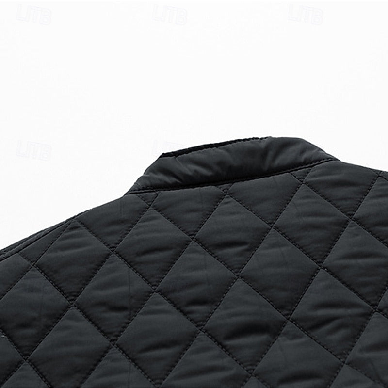 Thornvale | Men's Quilted Stand Collar Winter Jacket