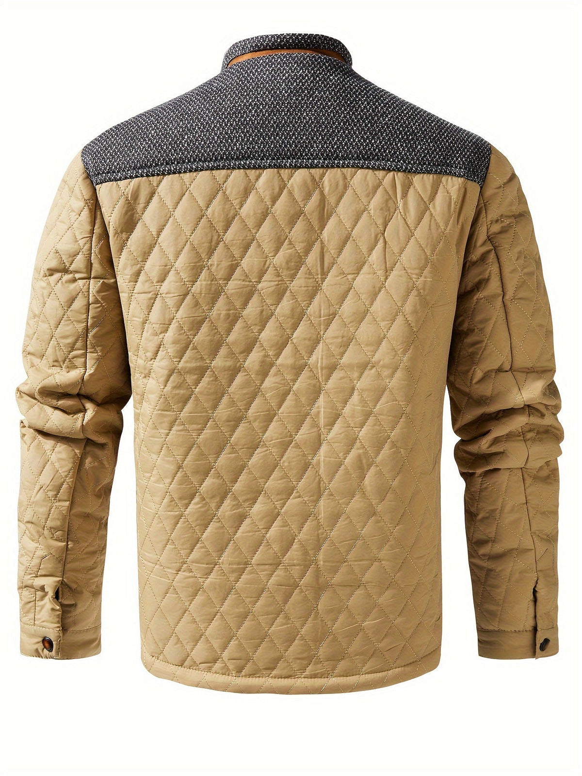 Vorryn | Men's Quilted Jacket with Stand Collar