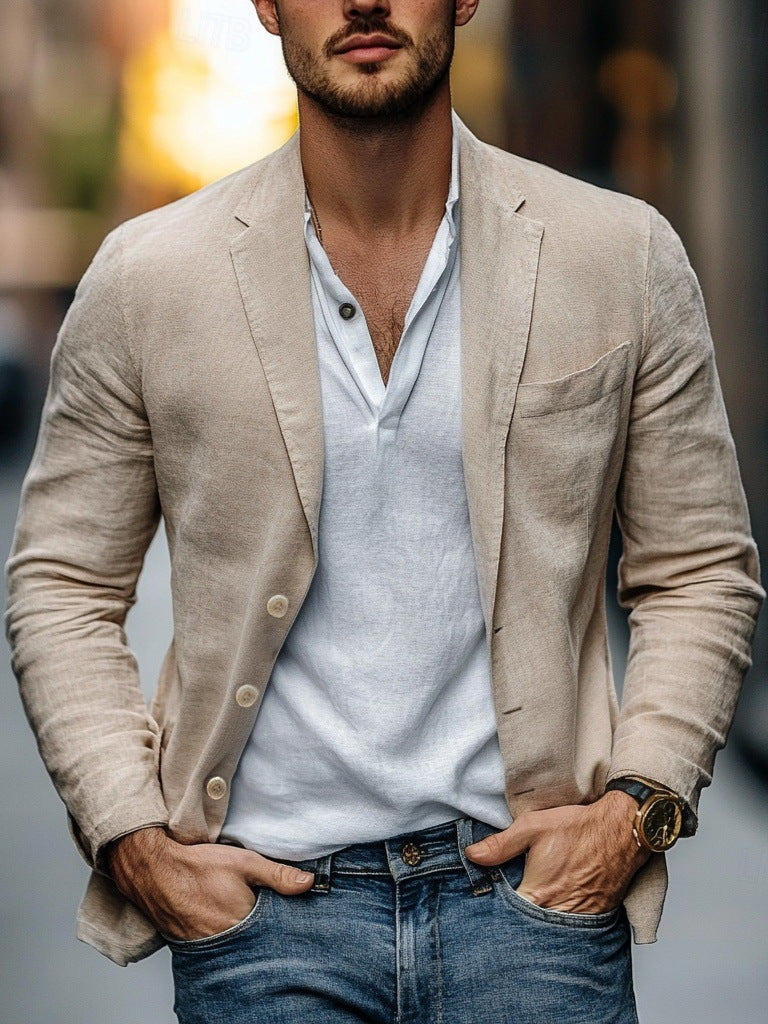 Zephyr | Men's Single Breasted Casual Blazer