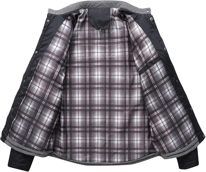 Vorryn | Men's Quilted Jacket with Stand Collar