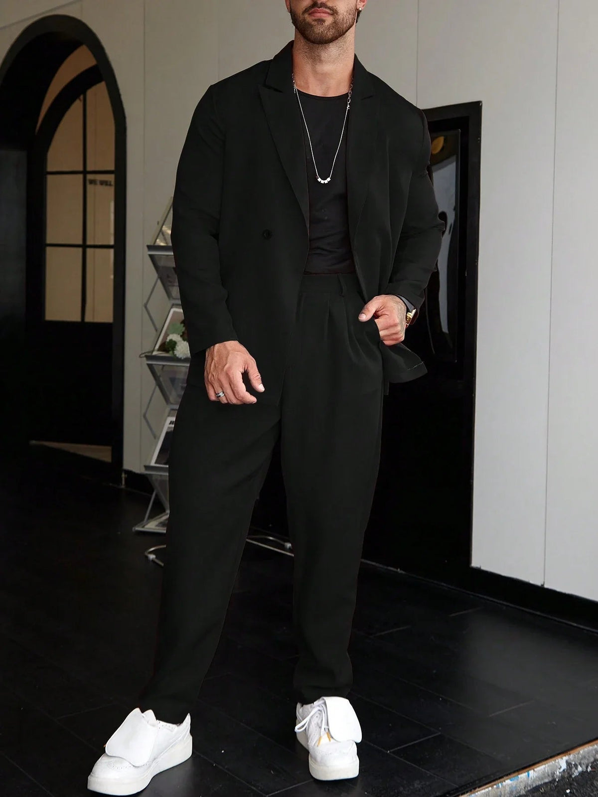 Bastian | Men's Double Breasted Blazer Pants Set