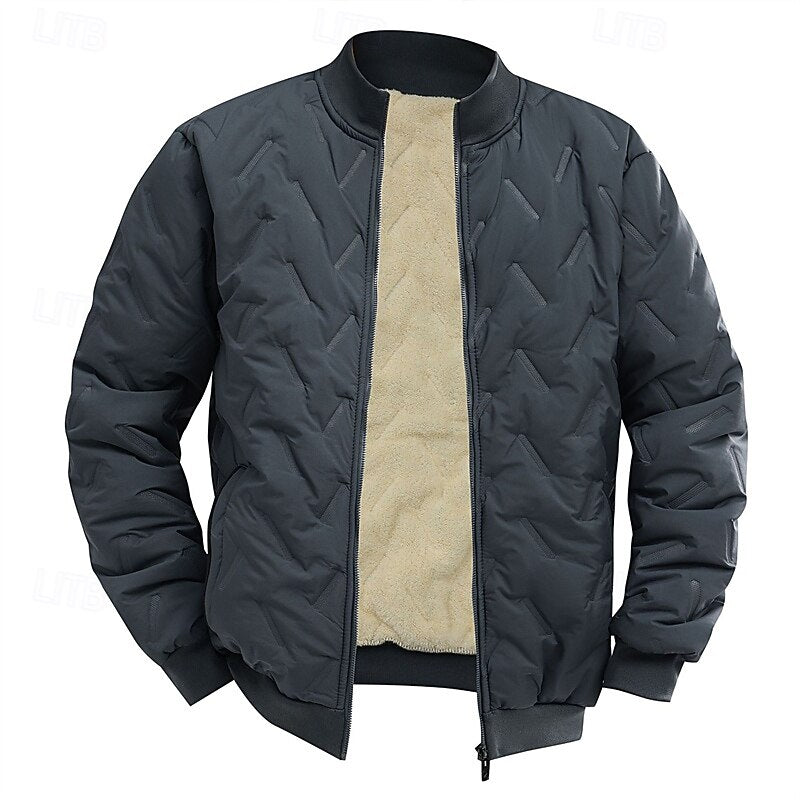 Caldren | Men's Quilted Bomber Jacket for Winter