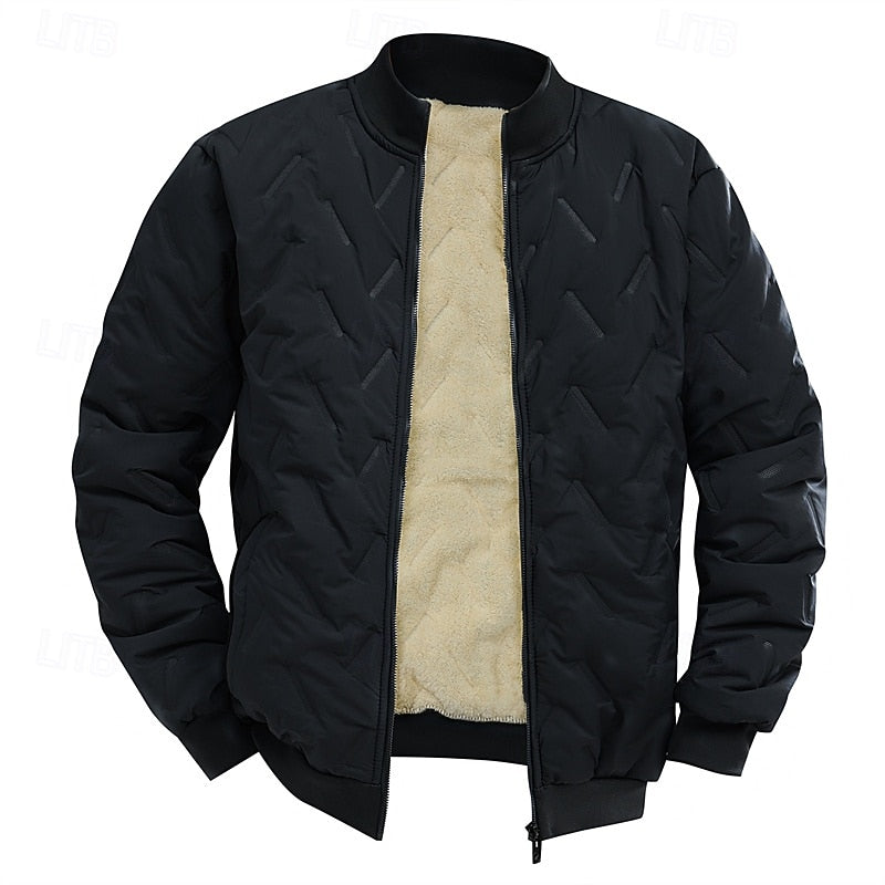 Caldren | Men's Quilted Bomber Jacket for Winter