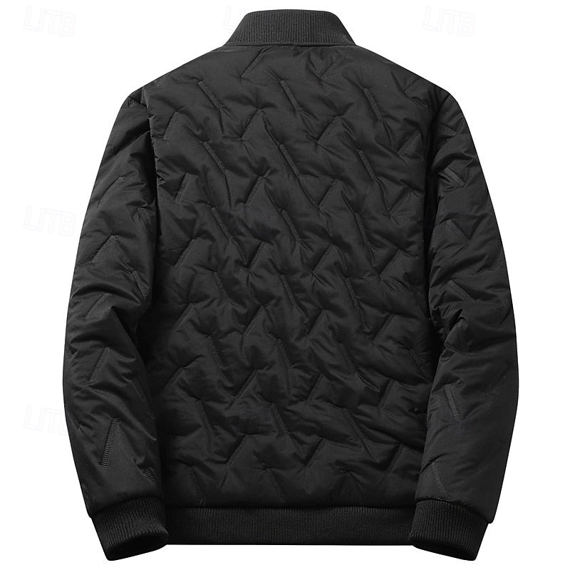 Caldren | Men's Quilted Bomber Jacket for Winter