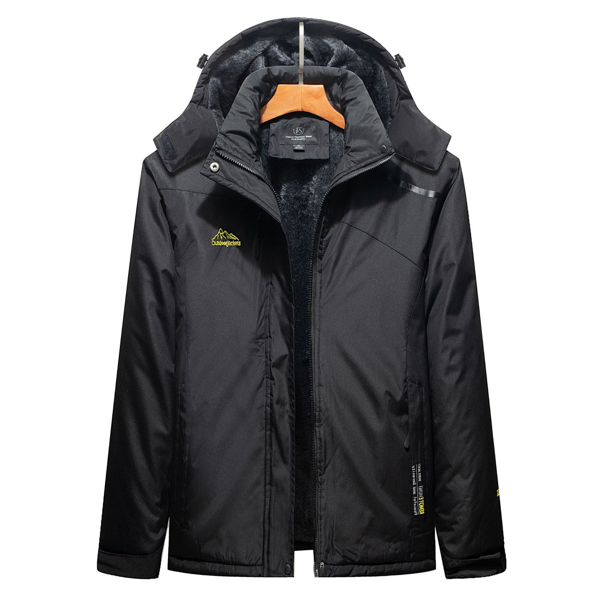 Cassian | Men's Fleece-Lined Winter Hooded Jacket