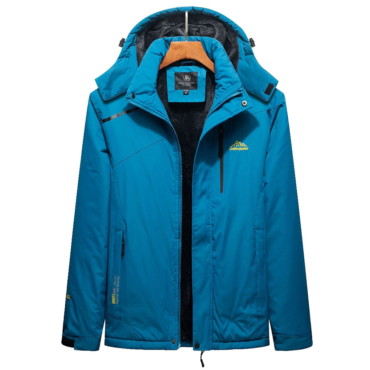 Cassian | Men's Fleece-Lined Winter Hooded Jacket