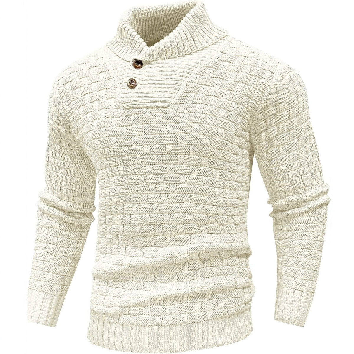 Dravson | Men's Knit Sweater Shawl Collar Pullover