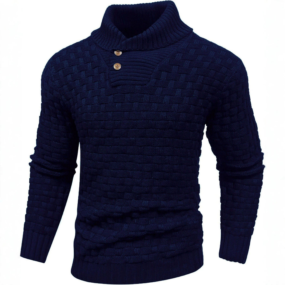Dravson | Men's Knit Sweater Shawl Collar Pullover