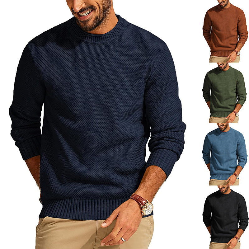 Drevon | Men's Knit Sweater Crew Neck Pullover