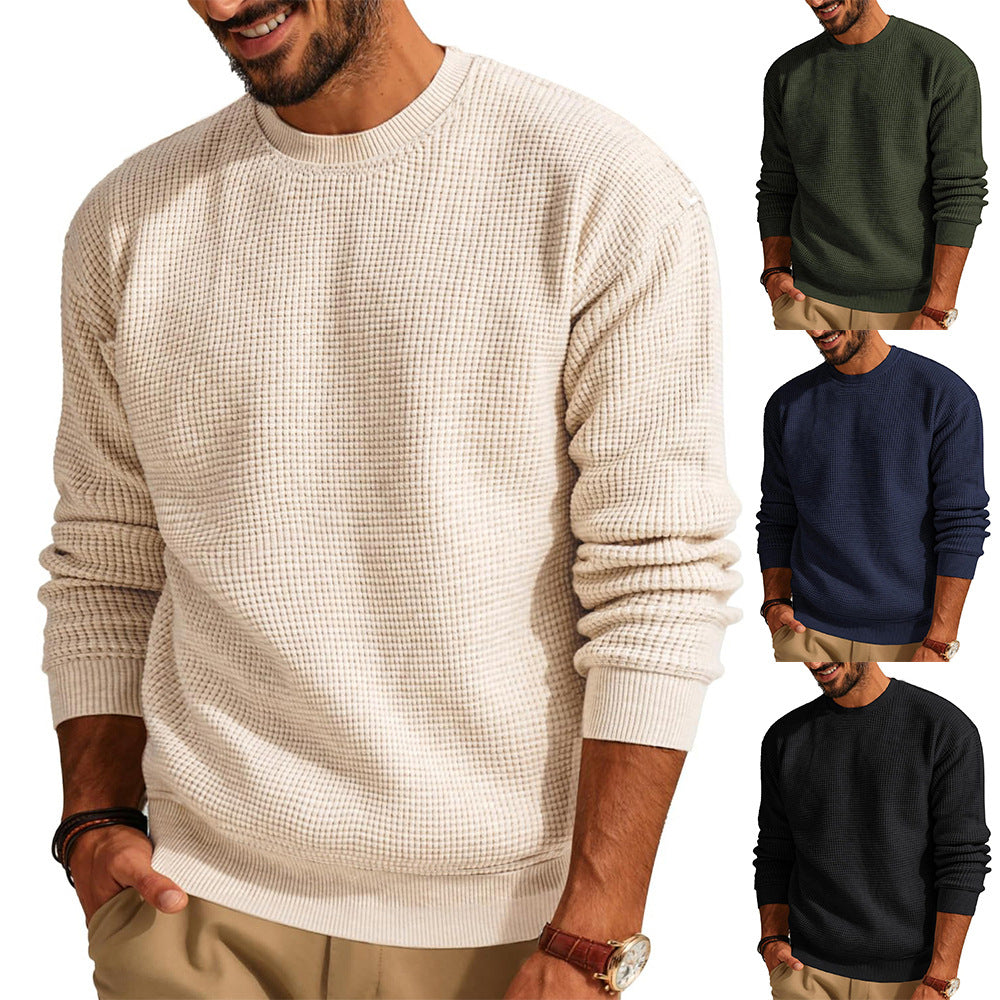Drevon | Men's Knit Sweater Crew Neck Pullover
