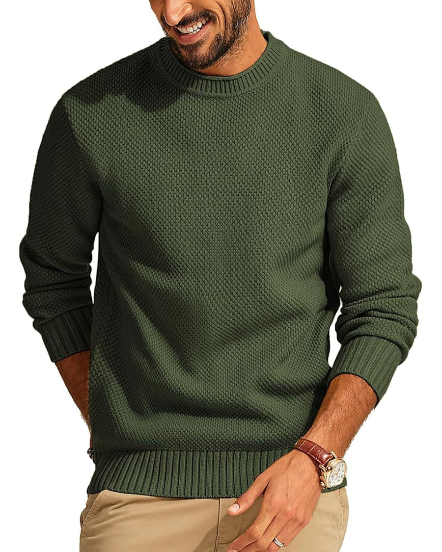 Drevon | Men's Knit Sweater Crew Neck Pullover