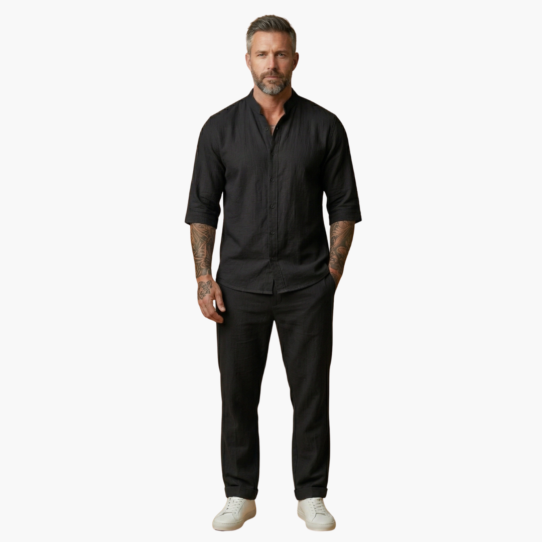Fabian | Men's Two Piece Shirt and Pants Set