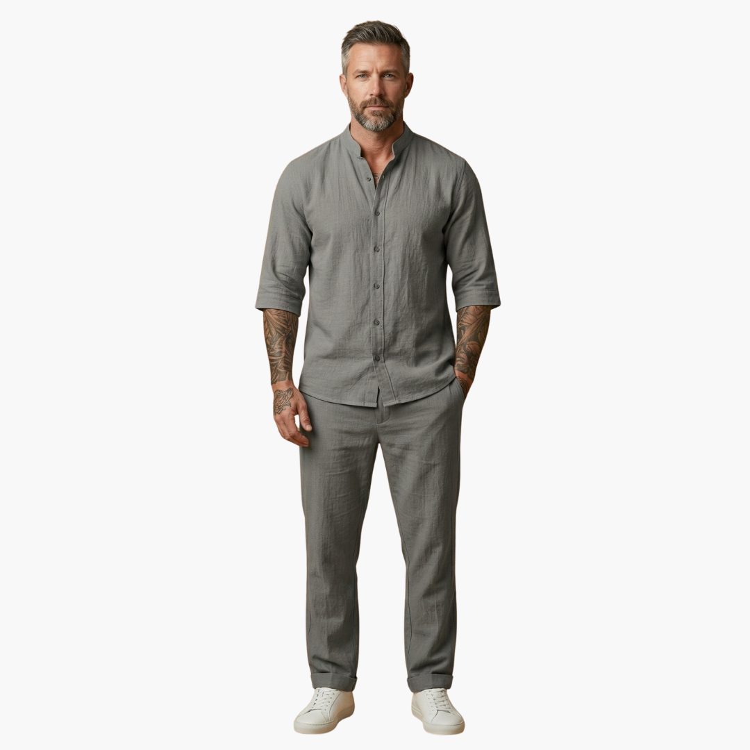 Fabian | Men's Two Piece Shirt and Pants Set